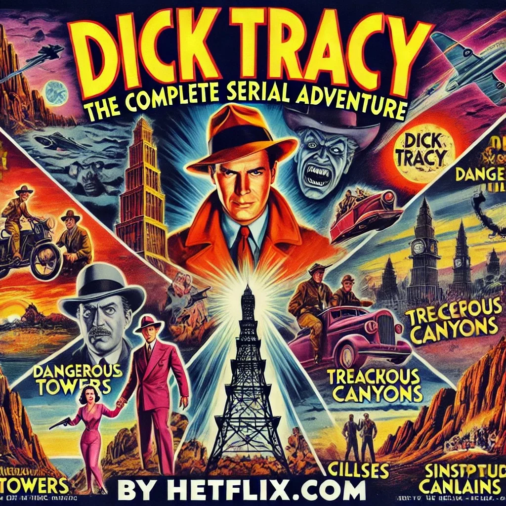 Dick Tracy TV Series 1937 – Enhanced and Colored